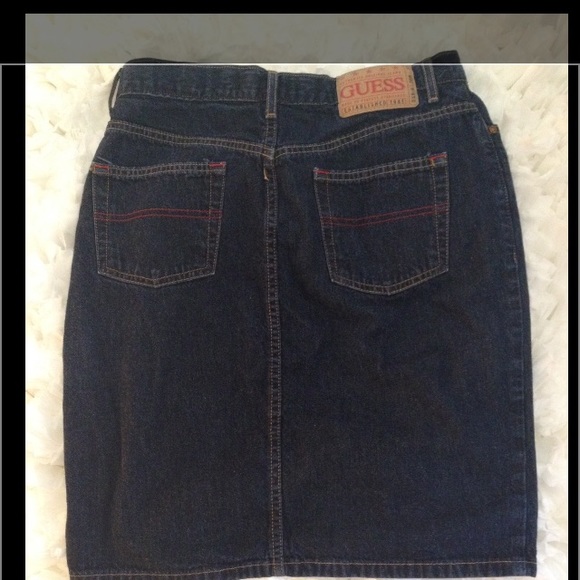 Guess Jeans dark denim Jean skirt - Picture 4 of 4